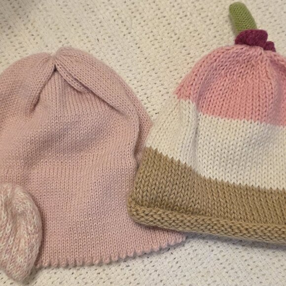 Set of 2 Baby Beanies – Alpaca Fiber Blend – Boutique Heirloom Quality - Picture 2 of 5